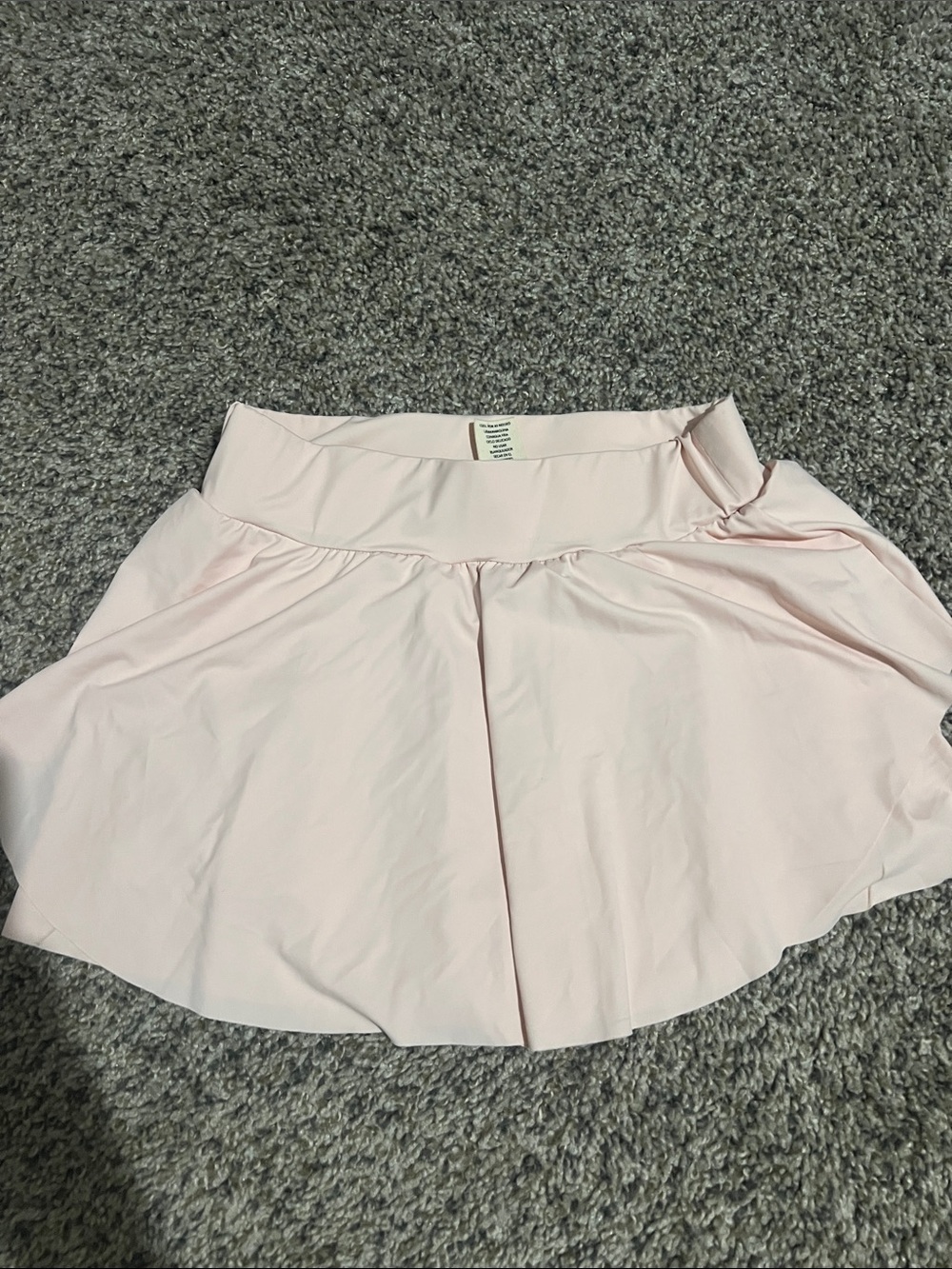 Light Blush Women's Mini Skirt with Flared Silhouette